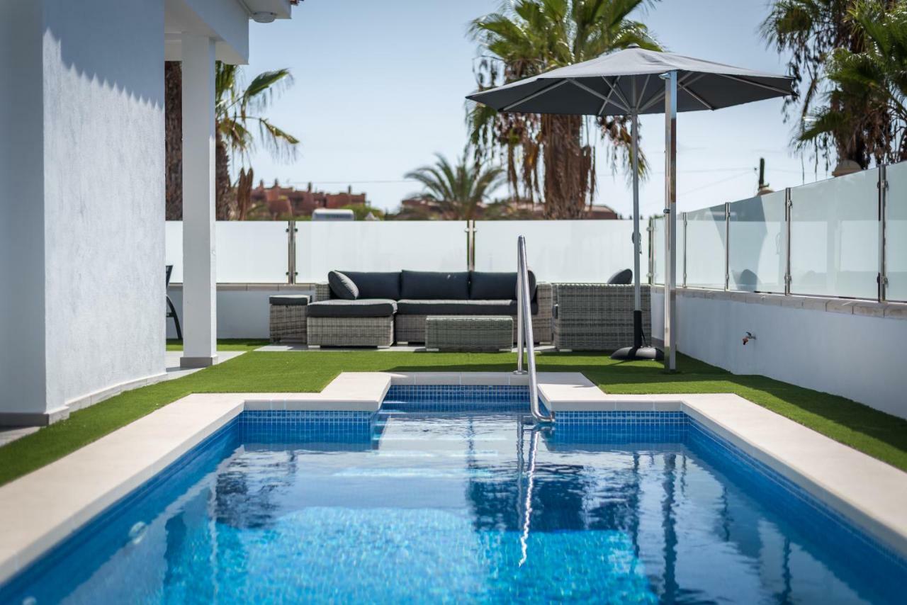 Luxurious 5* Villa - 300M2 - Private Heated Pool - Garage - Wifi Palm-mar Exteriör bild